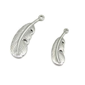 Colgantes de Plumas de Acero Inoxidable Unisex para Collares y Pendientes (80-110 Caracteres) - Product Image 4