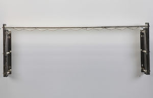 Porte-vêtements extensible mural en acier inoxydable MR-VP4-25 pour grande famille, pour le nettoyage et les chaussures - Product Image 5