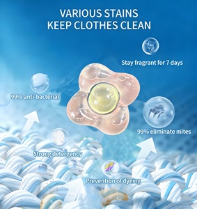 <span class=keywords><strong>Capsule</strong></span> de <span class=keywords><strong>lessive</strong></span> carrée jetable écologique deux-en-un, antibactérienne, <span class=keywords><strong>hypoallergénique</strong></span>, parfum floral - Product Image 5