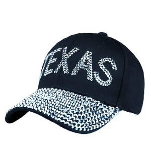 Lrt חדש הגעה הסיטונאי אופנה וינטג rhinestone כובעים לוגו מותאם אישית טקסס יוקרתי כובע בייסבול כובע בייסבול לנשים - Product Image 1