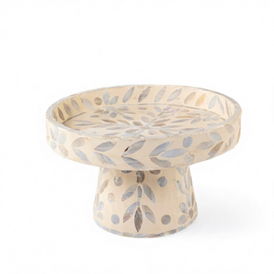 Handmade Eco-Friendly Non-Toxic Mother of Pearl Cake Stand for Ramadan <b>Eid</b> <b>Gift</b> Dessert Display Islamic Table Decoration Vietnam - Product Image 1