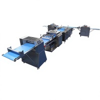 Nouvelle ligne de machines automatiques électriques en acier inoxydable 304 à haute productivité pour la fabrication de pains à burger et de pains pour boulangeries