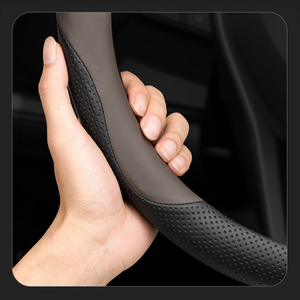 <span class=keywords><strong>Volant</strong></span> de direction en forme de D, cuir Nappa bicolore, respirant, luxueux, pour <span class=keywords><strong>Golf</strong></span> <span class=keywords><strong>5</strong></span> gti, housse de <span class=keywords><strong>volant</strong></span> - Product Image 4
