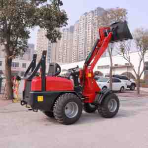 Mini-chargeuse articulée 4x4 diesel avec système hydraulique Hengli, machine de construction compacte haute efficacité à vendre - Product Image 4