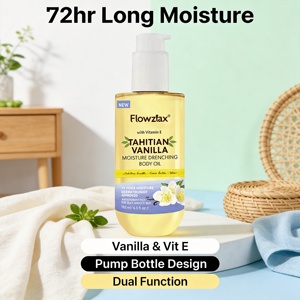 Aceite Corporal Hidratante y Suavizante de Coco y Karité Prensado en Frío con Vainilla Natural de Tahití al por Mayor - Product Image 1