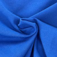 Tela de Poliéster y Algodón Transpirable y Sólida para Verano, Tejido Piqué TC de Peso Medio de Alta Calidad para Camisetas Polo y Ropa Deportiva para Hombre