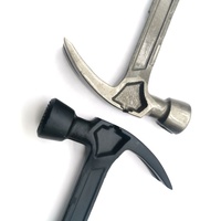 Marteau à griffes monobloc de 16oz en acier massif avec poignée en caoutchouc ergonomique