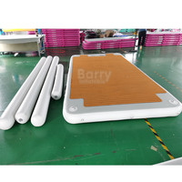 Plateforme flottante gonflable pour jeux d'eau, Yacht, bateau, île