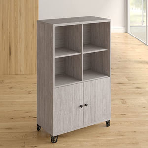 Libreria in Stile Giapponese per Biblioteca Pubblica e Scuola, Scaffale per Studio con Pannelli e Armadietto - Product Image 2