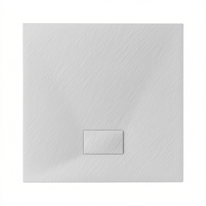 Plato de Ducha Stone Essence Slim Quadro Gris 80 x 80 cm - Product Image 3