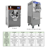 Machine de fabrication de crème glacée 48L/H Machine à crème glacée dure Gelato automatique Machine à crème glacée commerciale à vendre Prix