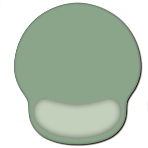 Lulin Großhandel Maßgefertigtes Ergonomisches Sublimations-Blanko-Weißes Schreibtisch-Gummi-Computermauspad mit Logodruck Handgelenkauflage Mauspad - Product Image 3