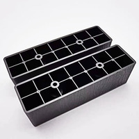 Pieds de canapé en plastique robustes et modernes, 180x50x50mm, adaptés à la production OEM par les fabricants de meubles, en PP