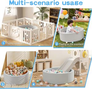 Piscine à balles ronde d'intérieur OEM/ODM en mousse haute densité pour aire de jeux pour tout-petits, équipement de jeu souple écologique pour usage domestique - Product Image 4
