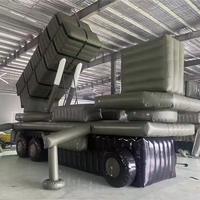 Lanceurs de missiles gonflables Bouncers, leurres de missiles de défense aérienne en PVC légers pour usage extérieur
