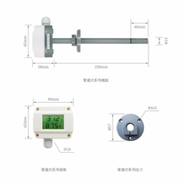 Contrôleur de température de conduite d'air industrielle Haute précision (0,5°C) Sortie 4-20 mA RS485 IP65 Certifié OEM/ODM