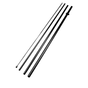 En stock : Kit de mât de drapeau de plage <span class=keywords><strong>grand</strong></span> format 4,5 m noir avec accessoires en fibre de verre et aluminium pour drapeau à plume - Product Image 1