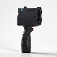 Impresora de Inyección de Tinta Portátil de 12.7mm, 600DPI, TIJ 2.5, Máquina de Codificación, Tinta de Secado Rápido con Solvente para Códigos QR, Marcado de Huevos, No Encriptada
