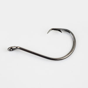 Ganchos de pulpo circulares de acero inoxidable, de níquel negro para pesca en agua dulce o salada - Product Image 5