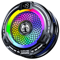 Refroidisseur de téléphone magnétique à semi-conducteurs, plaque de refroidissement contrôlée par IA pour iPad, appareils Apple et Android, lumière RGB, refroidissement IA