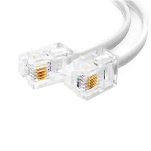 RJ11 ذكر إلى ذكر 6P4C موصل الهاتف كابل