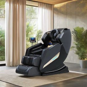 Haute qualité en cuir 8D corps complet zéro gravité chaise de <span class=keywords><strong>Massage</strong></span> luxe multifonctionnel Musical Shiatsu roulant cou taille pied - Product Image 1