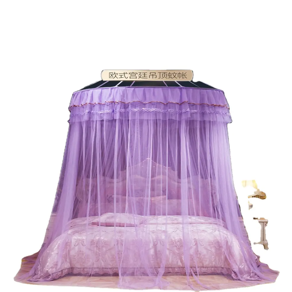 Long Lasting High Quality Affordable Elegant Lace Round Circular mosquito net bed canopy
