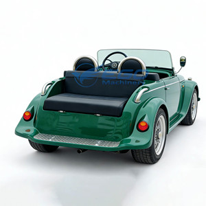 Voiture électrique classique verte de haute performance, 4 places, style antique, à vendre - Product Image 2