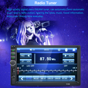 Autoradio portable Bosstar avec écran tactile de 7 pouces, <span class=keywords><strong>MP5</strong></span>, radio FM 4.0, lecteur CD, TV, montage sur tableau de bord - Product Image 5