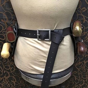 Ceinture à pistolet Renaissance Pirate, étui à flintlock, support de crosse de fusil, accessoire de costume médiéval pour chevalier, musonnier, capitaine, Steampunk, LARP - Product Image 2