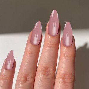 <span class=keywords><strong>Uñas</strong></span> Postizas Finas Tipo Stiletto con Gel, Color <span class=keywords><strong>Rosa</strong></span> Coral Brillante, Estilo Sonrisa, para Decoración <span class=keywords><strong>de</strong></span> <span class=keywords><strong>Uñas</strong></span> - Product Image 1