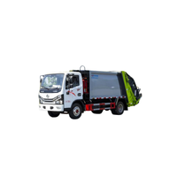 Camion compacteur de déchets Dongfeng Duolika 6m³ avec contrôle PLC pour chargement, compactage et déchargement automatiques