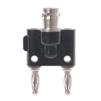 Adaptateur Connecteur Coaxial RF BNC Femelle vers Double Prise Banane Mâle 4mm avec Bornes de Liaison