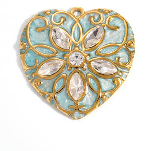 Abalorios de Corazón, Elefante, Pez y Concha para Joyería DIY, con Engaste de Cristal y Pedrería, Unisex, para Uso Diario - Product Image 4