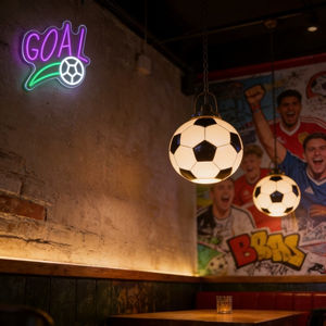 Enseigne néon USB à intensité variable GOAL, idéale pour les soirées, les espaces décontractés et comme cadeau parfait pour les fans de sport - Product Image 6