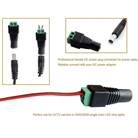 Basse tension 2pin mâle femelle Led bande Dc Jack puissance rapide câble connecteurs accessoires