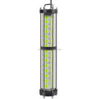 Lampe LED sous-marine haute puissance 220V 1000W 2000W 3000W 4000W 5000W 7500W IP68 étanche pour attirer les poissons et pêcher les calmars depuis bateau marin