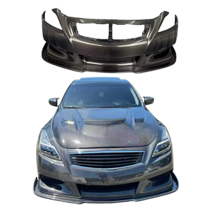 Nouveau kit carrosserie <span class=keywords><strong>Infiniti</strong></span> <span class=keywords><strong>G37</strong></span> en fibre de carbone <span class=keywords><strong>2011</strong></span>+ : pare-chocs avant, ailerons arrière, jupes latérales, diffuseur, crochet de remorquage à visser - Product Image 1
