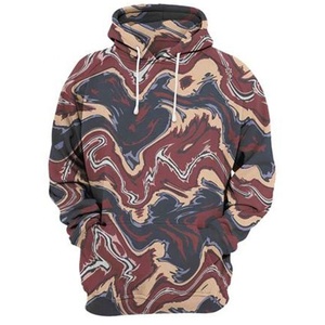 printed hoodie men's100% fleece sublimation hoodies - Product Image 5