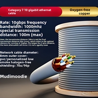 Cable Ethernet UTP Cat6 Anpu, con Núcleo de Cobre Libre de Oxígeno, Anti-Interferencia, Revestimiento de PE para Exteriores, Modelo BK-15 para CCTV POE