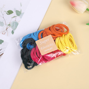 Élastiques à cheveux sans couture couleur bonbon pour filles et enfants, accessoires décoratifs pour cheveux - Product Image 6