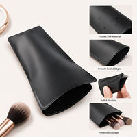 Trousse de rangement portable en PVC et EVA pour crayons à sourcils, pinceaux de maquillage et fards à paupières – Anti-poussière et simple – Spécifique pour le voyage