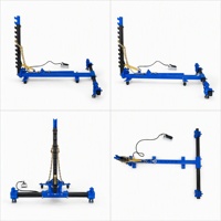 Plateforme mobile pour outils d'atelier de réparation automobile, système de réparation de tôles avec correcteur de poutre à cadre simple en acier MPDL-1 AC