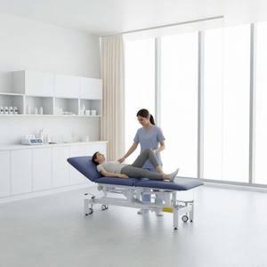 <span class=keywords><strong>Cama</strong></span> de Masaje Eléctrica Profesional con Cuero PU, 3 Motores, Diseño Plegable, Estilo Moderno, Cómoda para Uso en Salón de Belleza y Spa - Product Image 3