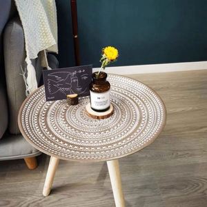 Mesa de Centro Mini Nórdica de Marruecos, Mesa Auxiliar Moderna y Sencilla para Uso en Interiores y Oficina - Product Image 5