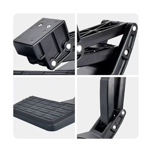 Apto para modelos Tundra 2022-2024 con puerta trasera retráctil, escalón trasero y escalón de aluminio para la puerta trasera. - Product Image 4