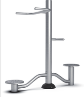 Barre horizontale en acier inoxydable de haute qualité, écologique, durable, avec poids réglables, équipement de fitness extérieur pour parcs communautaires