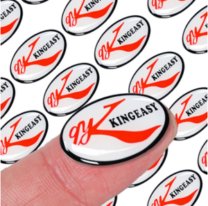 Autocollants en dôme 3D personnalisés avec nom de marque, logo d'entreprise en résine époxy, autocollant en dôme transparent en PVC époxy - Product Image 1