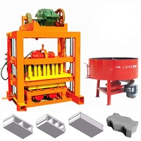 Machine à fabriquer des blocs creux et de pavage, briques en terre cuite autobloquantes, équipement de construction, 1500 pièces/h, pression manuelle, facile à utiliser
