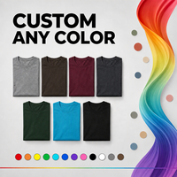 T-shirt col rond pour homme, écologique, en coton biologique lourd, couleur unie, service ODM/OEM